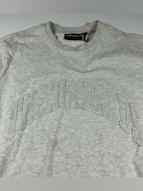The Hundreds Long Sleeve Shirt Men’s Medium Embroidered Gray Vintage Y2k Hype